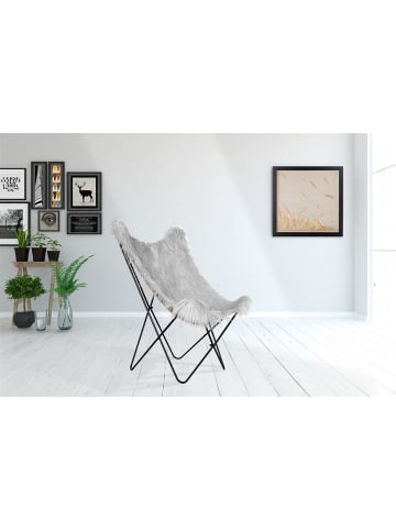 Kayoom Stuhl Schmetterling Lynn in grau