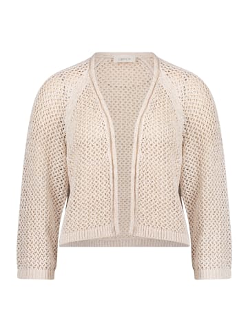 CARTOON Strick-Cardigan mit Glanzeffekt in Safari Beige