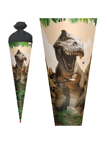 ROTH Schultüte groß Tyrannosaurus 70 cm, Sound in Grün