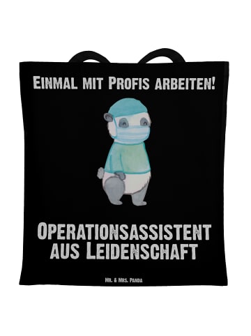 Mr. & Mrs. Panda Tragetasche Operationsassistent Leidenschaft mi... in Schwarz