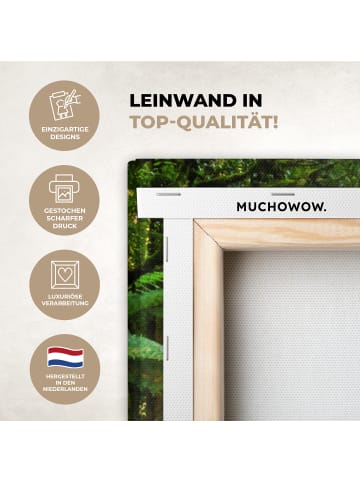 MuchoWow Leinwand bilder Dschungel Wasserfall (BxH)