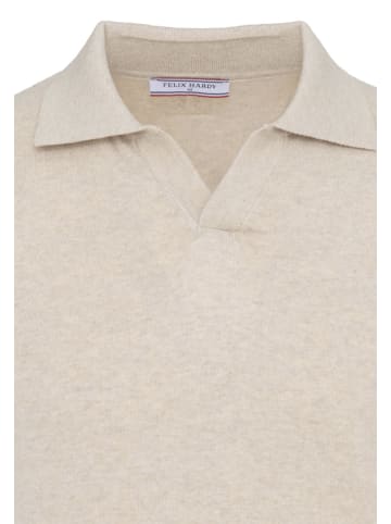 Felix Hardy Polo Shirt Kurzarm in Beige-Grün