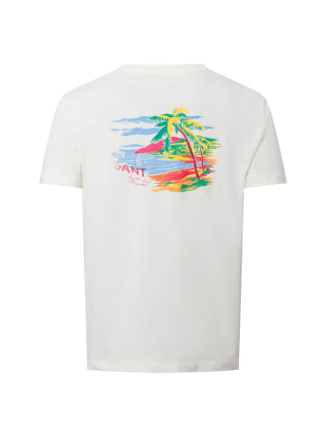 Gant T-Shirt Placed Graphic in blau