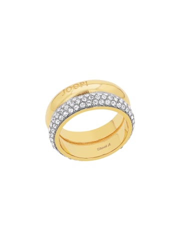 JOOP! Ring Edelstahl, IP Gold in Bicolor