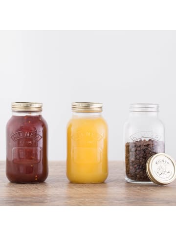 Kilner KILNER | Einkochglas, SCREW, klar, 1 L