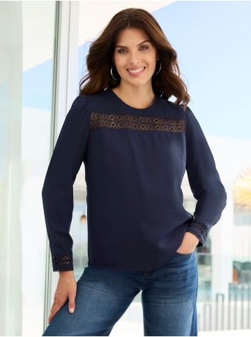 Sieh an! Tunika in marine