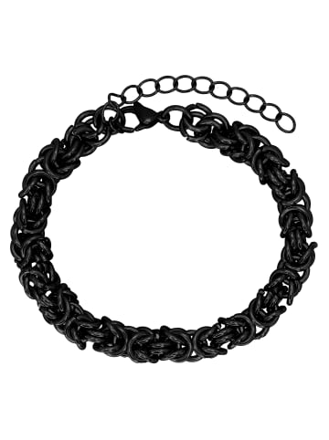 Steel_Art Armkette Frauen Amber schwarz farben in schwarz