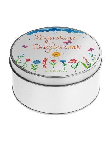 Mr. & Mrs. Panda Metalldose Sunshine and Daydreams mit Spruch in Bunt