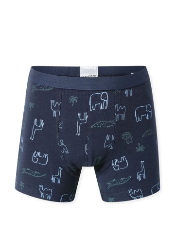 Schiesser Trunk 955 in grün, dunkelblau