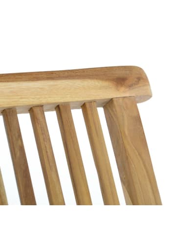 VCM  2er Gartenstuhl Kinder Klappstuhl Holz Teak in Braun