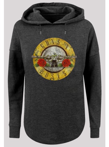 F4NT4STIC Oversized Hoodie Guns 'n' Roses Band in charcoal