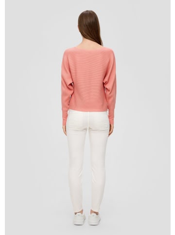 QS Strickpullover in 2108_koralle