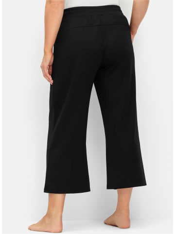 sheego Sporthose in schwarz