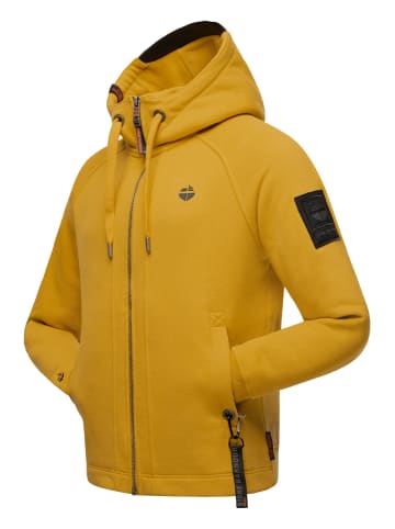 STONE HARBOUR Sweatjacke Finn Luca in Mustard Yellow