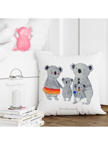 Mr. & Mrs. Panda Kissen 40x40 Koala Familie ohne Spruch in Weiß