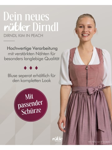 Nübler Mini Dirndl Kim in Peach