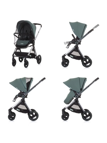 Chipolino Kinderwagen Elite 3 in 1 in grün