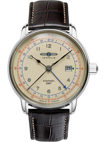 Zeppelin Uhr in Beige