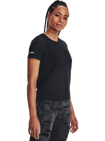 Under Armour Shirt "UA Seamless Stride Kurzarm-Oberteil" in Schwarz