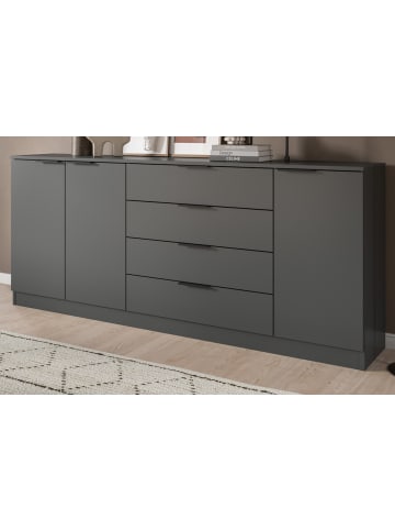 Inn.Furn Sideboard grau 185 x 80 cm, Kommode mit viel Stauraum