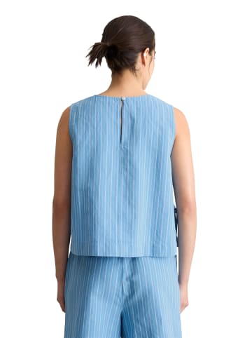 Marc O'Polo DENIM Gestreiftes Top boxy in Light Blue