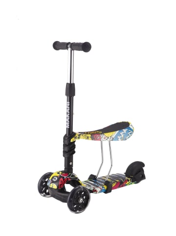 Makani  Kinderroller Ride and Skate 3 in 1 in gelb