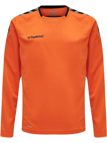 Hummel Hummel T-Shirt Hmlauthentic Multisport Unisex Kinder Atmungsaktiv Feuchtigkeitsabsorbierenden in TANGERINE