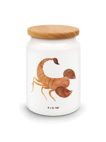 Mr. & Mrs. Panda Lebensmittelbehälter Sternzeichen Skorpion ohne... in Weiß