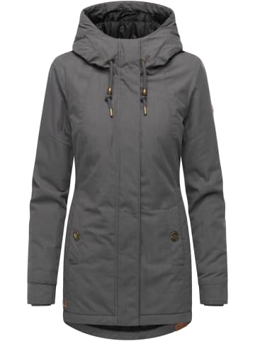 ragwear Winterjacke Monadena Parka YOUMODO in Stone Grey