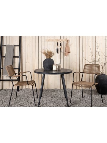 ebuy24 Gartenset BreakLindos Schwarz 90 x 90 cm