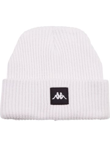 Kappa Mütze "Retro Beanie" in Weiß