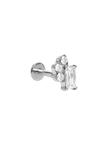Luxenter Piercing mit Rhodiumbeschichtung – Foli