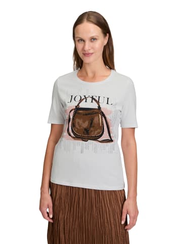 Betty Barclay Basic Shirt mit Aufdruck in Patch White/Brown