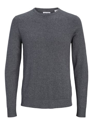 Jack & Jones Strickpullover in Dark Grey Melange