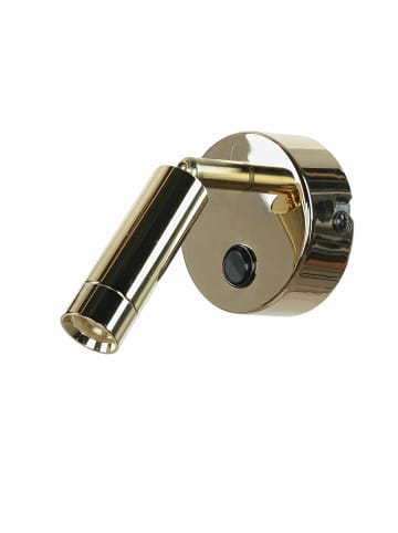 Licht-Erlebnisse Spot Strahler EEK F (B)8 x (H)11 cm in Gold