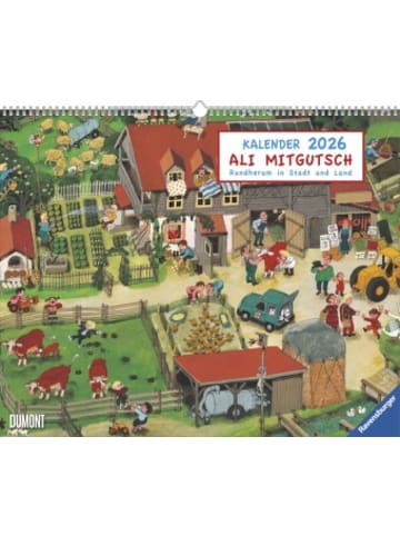 DuMont Kalenderverlag Kalender - DUMONT - Ali Mitgutsch  2026 - Kinder-Wandkalender Querformat 52 x 4