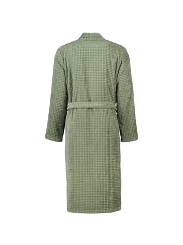 Cawö Cawö Bademäntel Herren Kimono Waffelpique 5508 field - 453 in field - 453