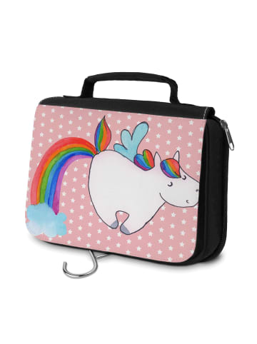 Mr. & Mrs. Panda Kosmetiktasche Einhorn Fliegendes Pferd ohne Sp... in Rot Pastell