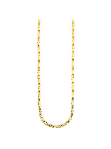 Adeliás Herren Halskette – Königskette aus Edelstahl 60 cm in gold