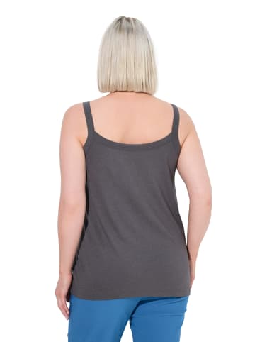 Ulla Popken Strick-Top in graphitgrau
