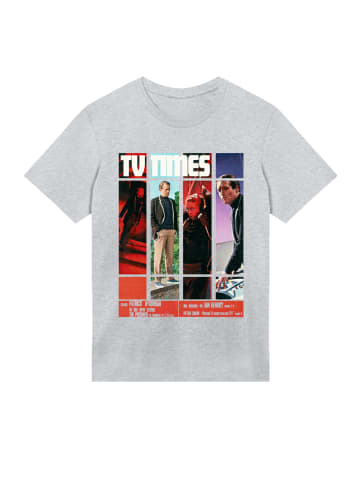 F4NT4STIC T-Shirt TV Times Patrick McGoohan The Prisoner 1967 Cover in grau meliert