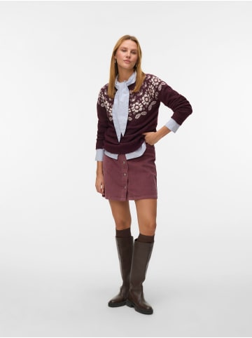 Vero Moda Strickpullover in Winetasting