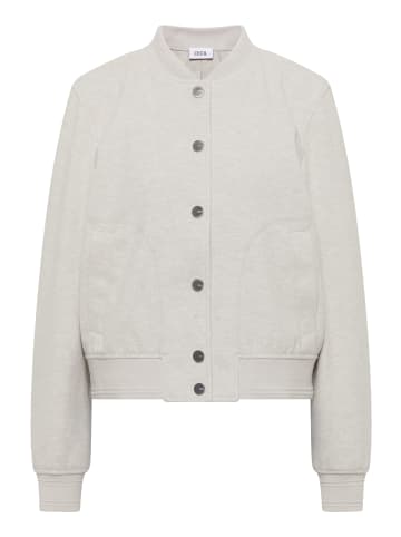 Cecil Blouson aus Fake Wool in Light Greige Melange