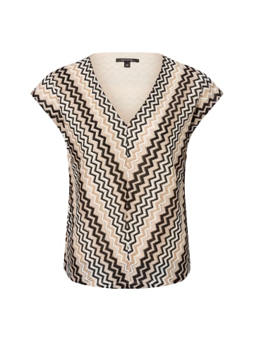 comma Shirt in beige weiß