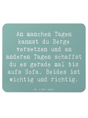 Mr. & Mrs. Panda Mauspad Spruch Hoffnung und Ruhe mit Spruch in Meeresbrise