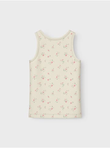 name it Unterhemden 2er Pack NMFTANK TOP 2P FLOWER in turtledove