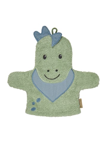 Sterntaler Waschhandschuh DINO Rexi in hellgrün