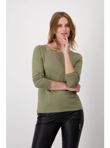 monari Langarmshirt in green tea