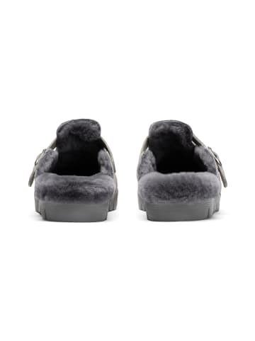 VITAFORM Samtziegenleder Clogs in grau