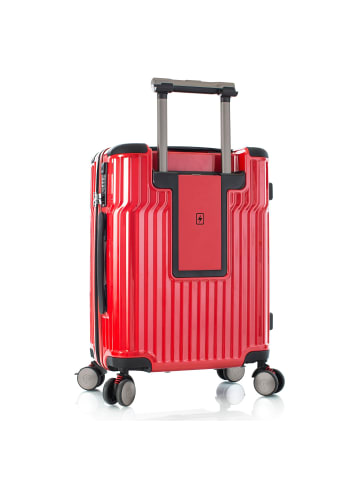 Heys Tekno 4 Rollen Kabinentrolley S 53 cm Laptopfach in red